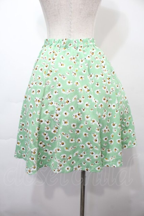 画像2: Fi.n.t / デイジースカート  グリーン S-25-09-15-049-CA-SK-AS-ZT052 (2)