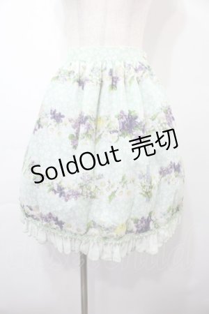 画像: BABY,THE STARS SHINE BRIGHT / Happy Easter〜Easter Bunny’s Spring Garden〜柄スカート  グリーン S-25-09-15-050-BA-SK-AS-ZS