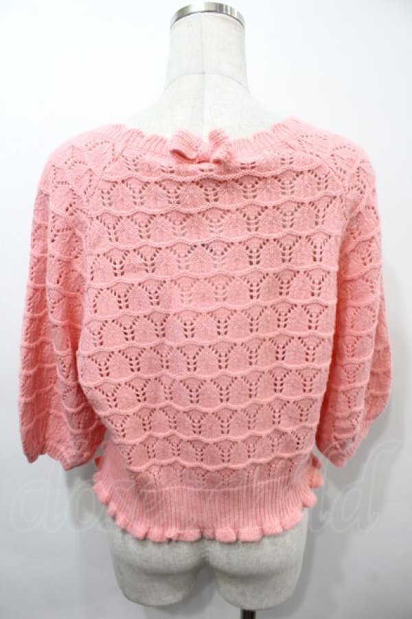 画像2: LIZ LISA / 透かしニット  ピンク S-25-09-15-023-LO-TO-AS-ZS (2)