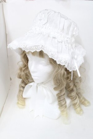 画像: ALICE and the PIRATES / フリルメイドキャップ  白 S-25-09-15-003-PA-AC-AS-ZS