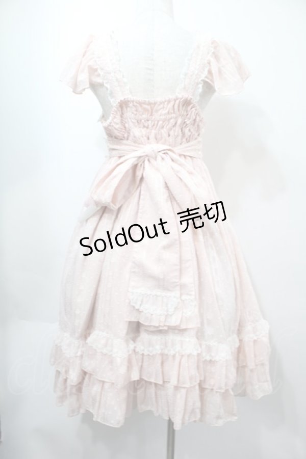 画像2: metamorphose / カットドビーミディアムフリルジャンパースカート  ピンク S-25-09-15-033-ME-OP-AS-ZS (2)