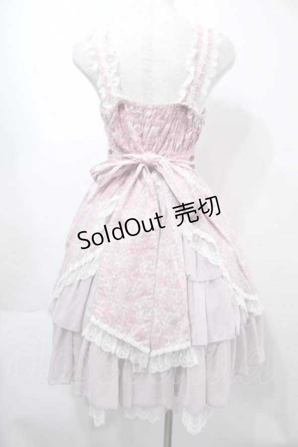 画像2: metamorphose / クラシカルバッスルリボンジャンパースカート  ピンク S-25-09-15-034-ME-OP-AS-ZS (2)