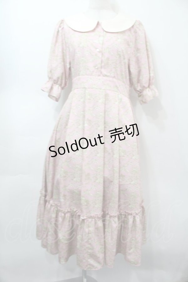 画像1: m petit by misako / NINA’Sコラボトワルドジュイワンピース  ピンク S-25-09-15-036-LO-OP-HR-ZS (1)