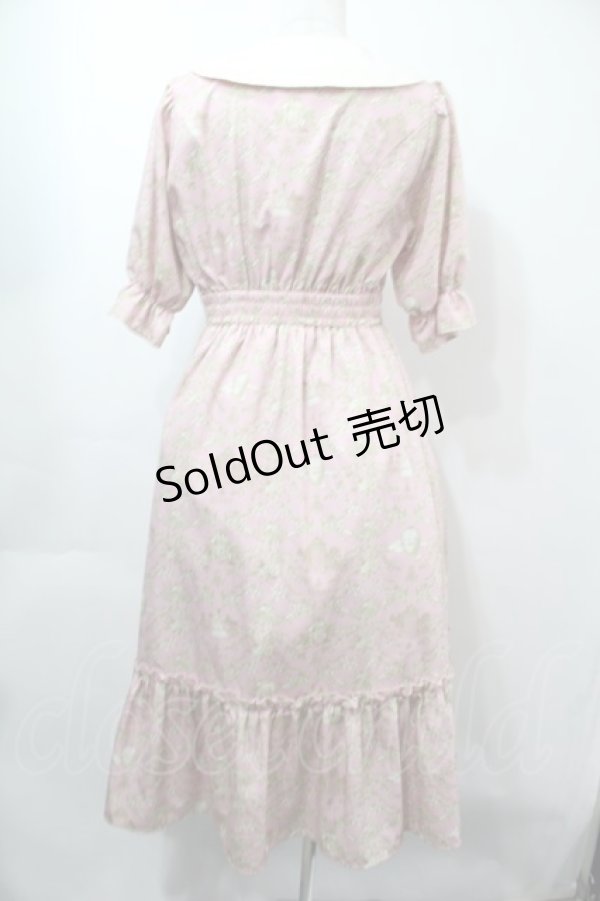 画像2: m petit by misako / NINA’Sコラボトワルドジュイワンピース  ピンク S-25-09-15-036-LO-OP-HR-ZS (2)