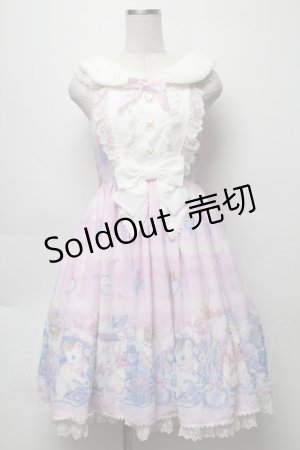 画像: Angelic Pretty / Lovely Snow Fantasyジャンパースカート  ピンク S-25-09-16-039-AP-OP-AS-ZS