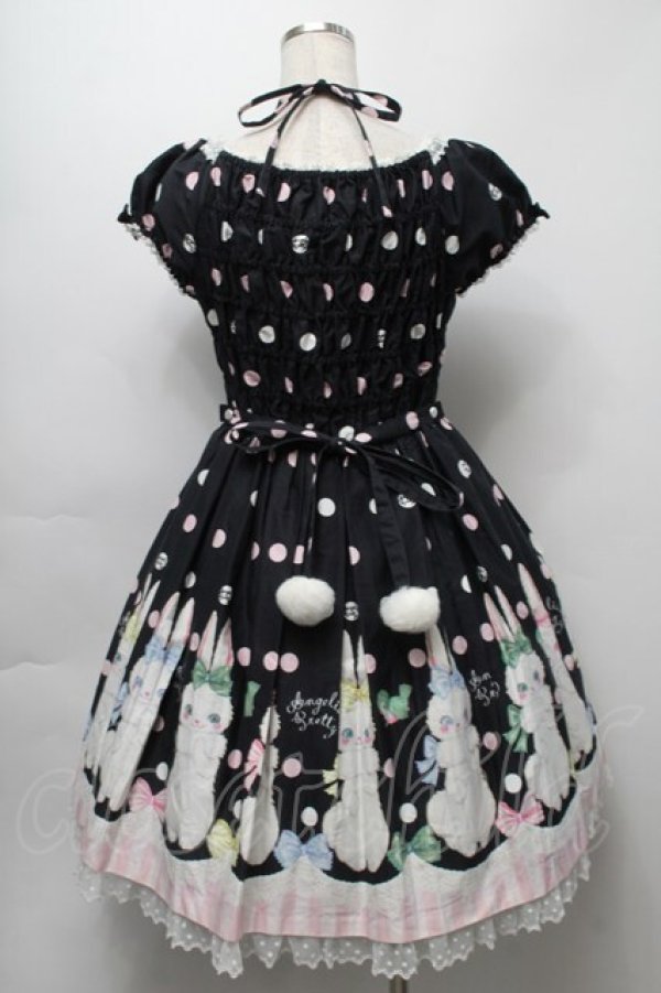 Angelic Pretty / マシュマロバニーワンピース 黒 S-25-09-16
