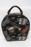 画像1: Jane Marple / 楽器ゴブラン楽器ケース型バッグ  黒 S-25-09-16-016-JM-BG-HR-ZS (1)
