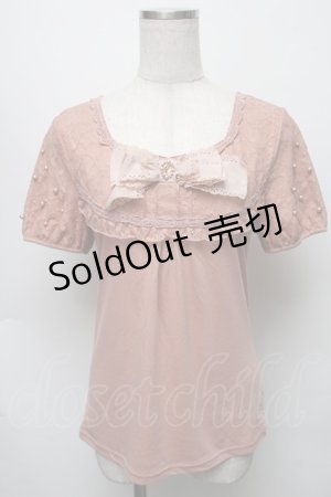 画像: axes femme / レーストップス  ピンク S-25-09-16-021-AX-TO-AS-ZS