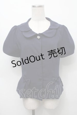 画像: LODISPOTTO / ビジューボタンジャケット  紺 S-25-09-16-024-LO-JA-AS-ZT365