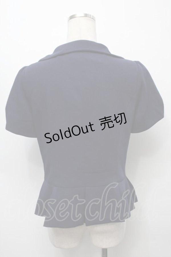 画像2: LODISPOTTO / ビジューボタンジャケット  紺 S-25-09-16-024-LO-JA-AS-ZT365 (2)