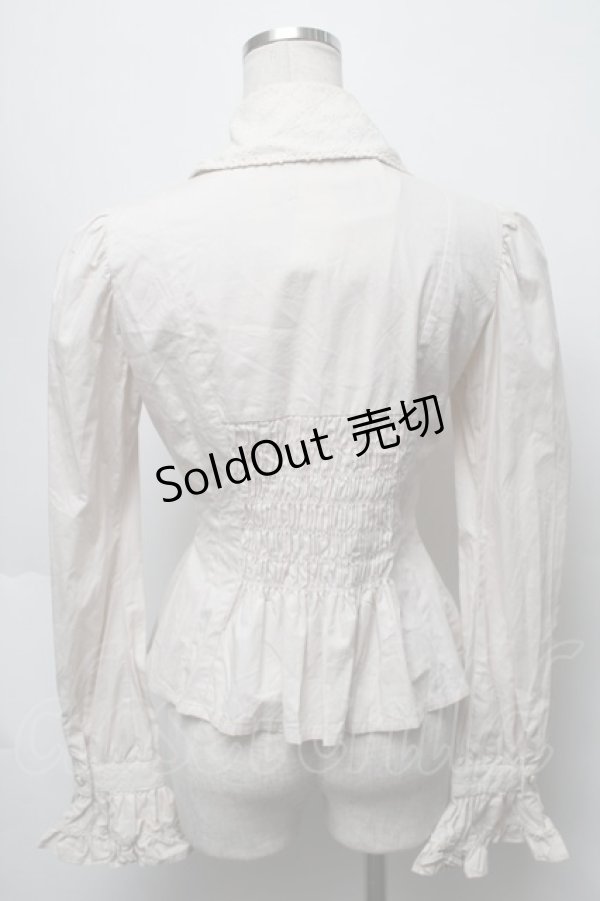 画像2: Mary Magdalene / ペルルドールブラウス  キナリ S-25-09-16-026-CL-BL-HR-ZS (2)