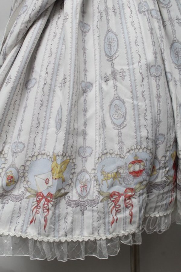 画像3: metamorphose / 思い出のすずらんフリルジャンパースカート  オフ S-25-09-16-028-ME-OP-AS-ZS (3)