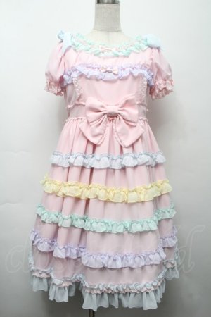 画像: Angelic Pretty / しゃぼん玉ワンピース  ピンク S-25-09-17-035-AP-OP-SZ-ZS