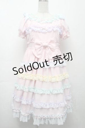 画像: Angelic Pretty / しゃぼん玉ワンピース  ピンク S-25-09-17-035-AP-OP-SZ-ZS