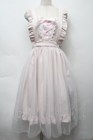 画像: BABY,THE STARS SHINE BRIGHT / Charlotteチュールジャンパースカート  ピンク S-25-09-17-037-BA-OP-AS-ZT482