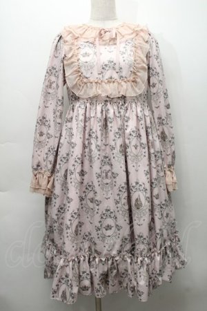 画像: Melody BasKet / ＯＰ Rose Princessヨーク切替ワンピース  ピンク S-25-09-17-051-LO-OP-AS-ZS