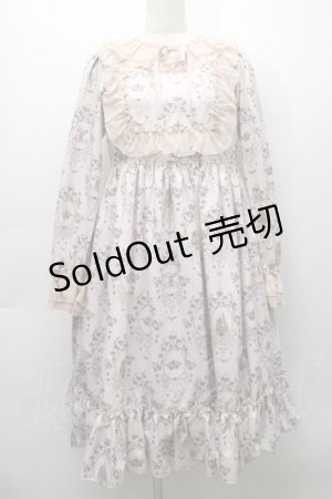 画像: Melody BasKet / ＯＰ Rose Princessヨーク切替ワンピース  ピンク S-25-09-17-051-LO-OP-AS-ZS