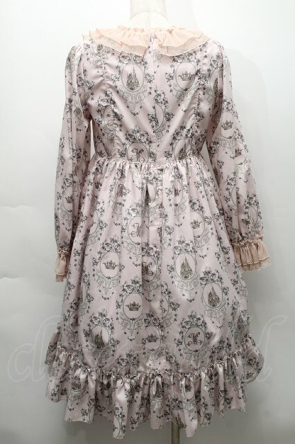 画像2: Melody BasKet / ＯＰ Rose Princessヨーク切替ワンピース  ピンク S-25-09-17-051-LO-OP-AS-ZS (2)