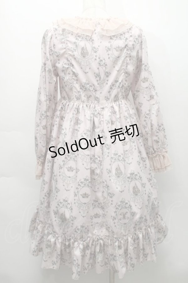 画像2: Melody BasKet / ＯＰ Rose Princessヨーク切替ワンピース  ピンク S-25-09-17-051-LO-OP-AS-ZS (2)