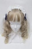 画像2: Angelic Pretty / シスターベールヘッドドレス  白ｘ青 S-25-09-17-007-AP-AC-AS-ZS (2)