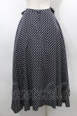 画像2: INGEBORG / 水玉リボン&ドットスカート  黒Ｘ白 S-25-09-17-062-LO-SK-SA-ZT366 (2)