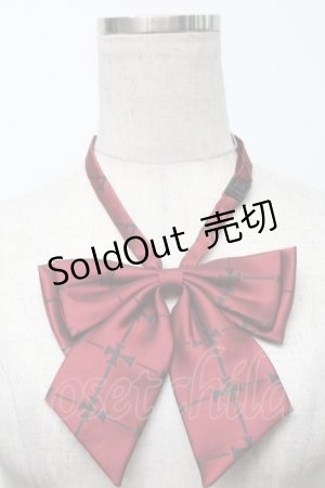 画像: BPN / リボンタイ  ワイン S-25-09-17-010-GO-AC-AS-ZS