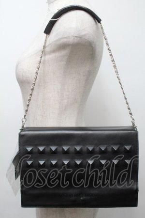 画像: Jean Paul GAULTIER / スタッズショルダーバッグ  黒 S-25-09-17-013-GO-BG-AS-ZS