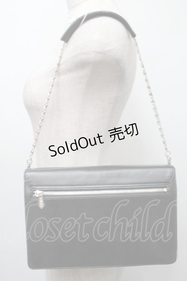 画像2: Jean Paul GAULTIER / スタッズショルダーバッグ  黒 S-25-09-17-013-GO-BG-AS-ZS (2)