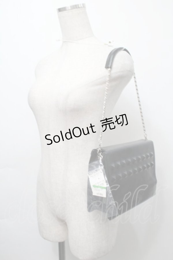 画像3: Jean Paul GAULTIER / スタッズショルダーバッグ  黒 S-25-09-17-013-GO-BG-AS-ZS (3)