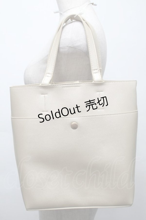 画像2: m petit by misako / 前リボン2WAYトートバッグ  ゴールド S-25-09-17-015-LO-BG-HR-ZS (2)