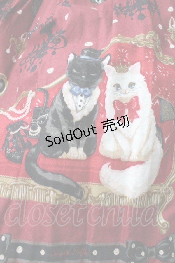 画像3: Angelic Pretty / Princess Catワンピース  ボルドー S-25-09-17-025-AP-OP-HR-ZS (3)