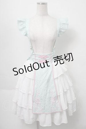 画像: axes femme kawaii / 牡丹刺繍チャイナスカート M ミント S-25-09-23-044-AX-SK-AS-ZS