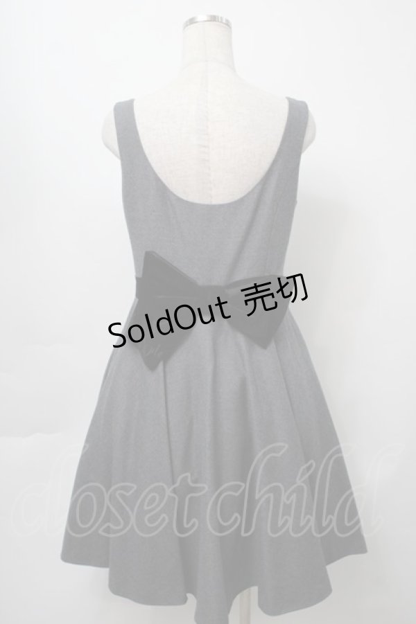 画像2: Jane Marple / ウールワンピース  グレー S-25-09-23-045-JM-OP-AS-ZS (2)