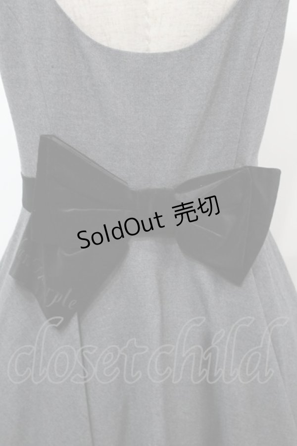 画像3: Jane Marple / ウールワンピース  グレー S-25-09-23-045-JM-OP-AS-ZS (3)