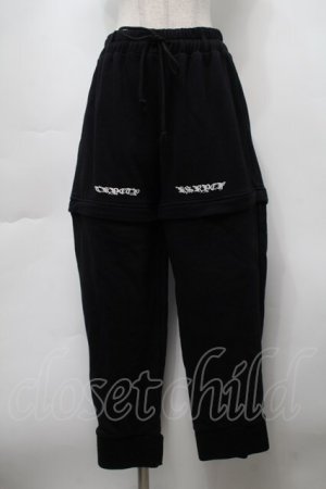 画像: KRY CLOTHING / スウェットパンツ  黒 S-25-09-23-053-EL-PA-AS-ZS