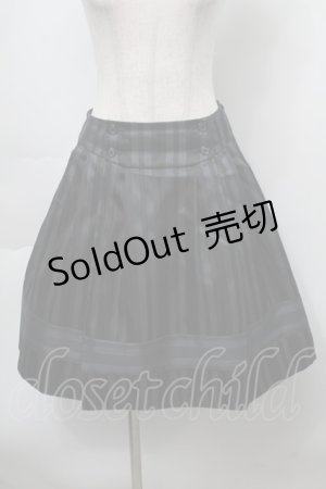 画像: Jane Marple / レジメンスカート  グレーｘ黒 S-25-09-23-054-JM-SK-AS-ZS