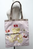 画像1: PINK HOUSE / LeSportsac×PINK HOUSE ピンクハウスベアトートバッグ  ピンク S-25-09-23-1056-LO-BG-HR-ZT335 (1)