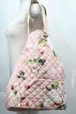 画像3: PINK HOUSE / Berry Roseプリントバッグ  ピンク S-25-09-23-1062-LO-BG-HR-ZS (3)