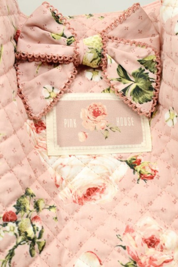 画像5: PINK HOUSE / Berry Roseプリントバッグ  ピンク S-25-09-23-1062-LO-BG-HR-ZS (5)