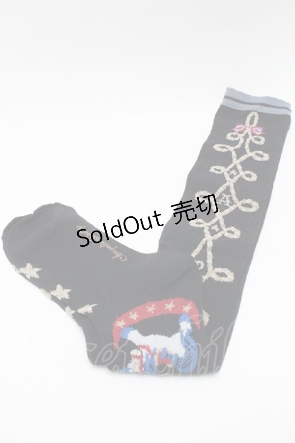 画像2: Angelic Pretty / TOY HARMONYオーバーニー  黒 S-25-09-23-1002-AP-ZA-HR-ZS (2)