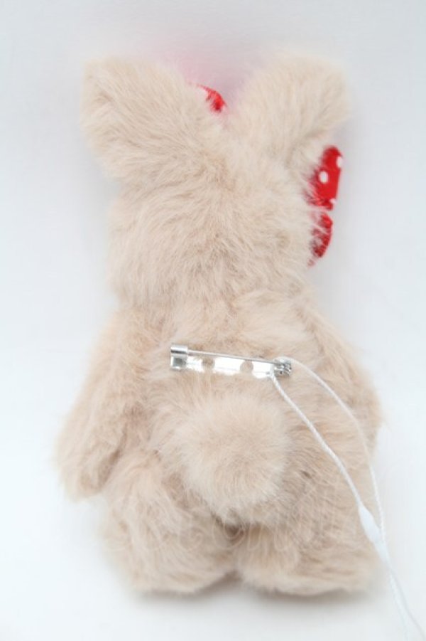 PINK HOUSE / うさぎぬいぐるみコサージュ ビスケット S-25-09-23-1020