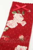 画像3: PINK HOUSE / Berry Rose柄ソックス  赤 S-25-09-23-1024-LO-ZA-HR-ZS (3)