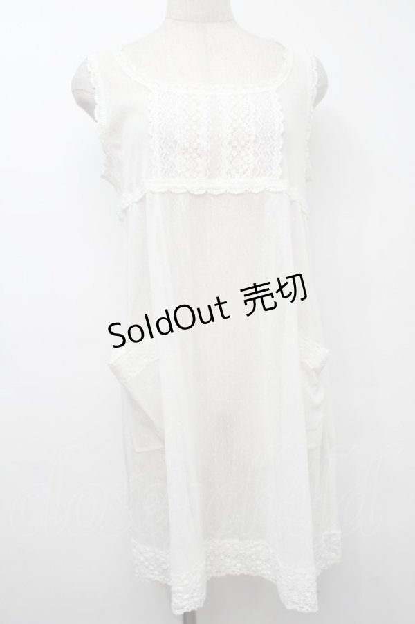 画像1: Jane Marple / ドットチュールチュニック  オフ S-25-09-23-003-JM-OP-AS-ZS (1)