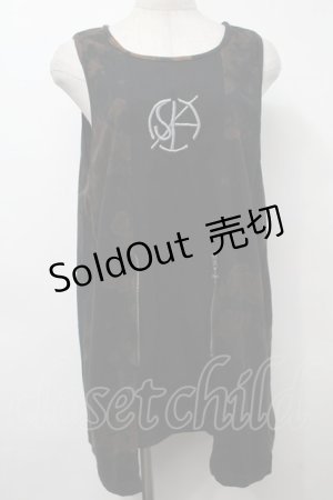 画像: Desoro Works / Waist zipタンクトップ  黒 S-25-09-23-025-PU-BL-AS-ZS