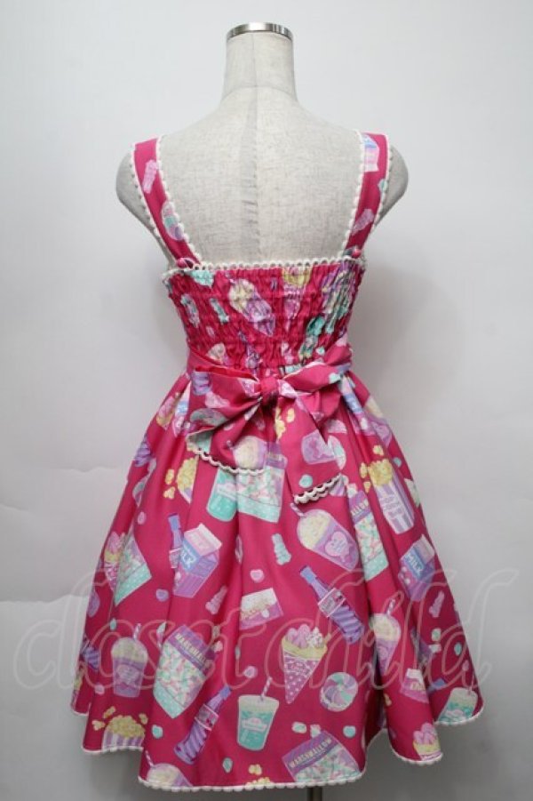 Angelic Pretty / Fancy Candyジャンパースカート ピンク S-25