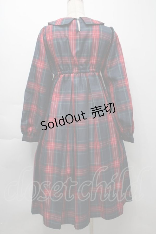 画像2: FLC / 皆方由衣コラボ MINA*タータンチェックワンピース   S-25-09-24-034-LO-OP-HR-ZS (2)