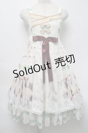 画像: 中国ロリータ / 千鶴ワンピース  オフ S-25-09-24-041-LO-OP-AS-ZS
