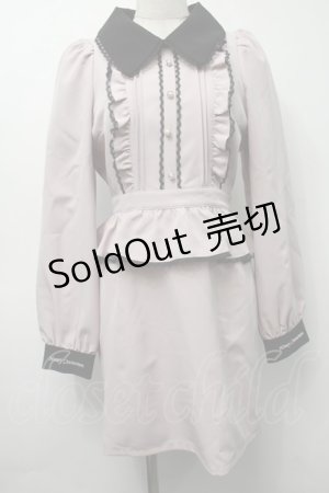 画像: Honey Cinnamon / ペプラムワンピース  ピンク S-25-09-24-043-LO-OP-AS-ZS