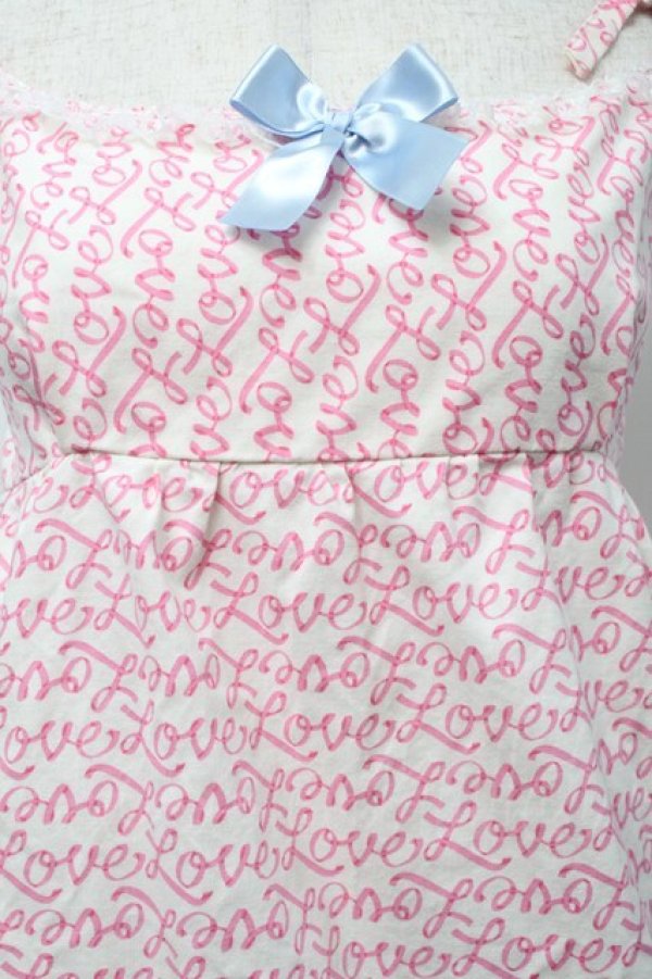 画像3: Nile Perch / リボンベビードール  オフｘピンク S-25-09-24-047-LO-OP-AS-ZT313 (3)