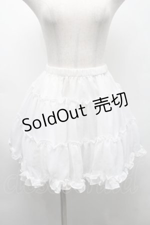 画像: LOLITA / パニエ  白 S-25-09-24-057-LO-SK-AS-ZS